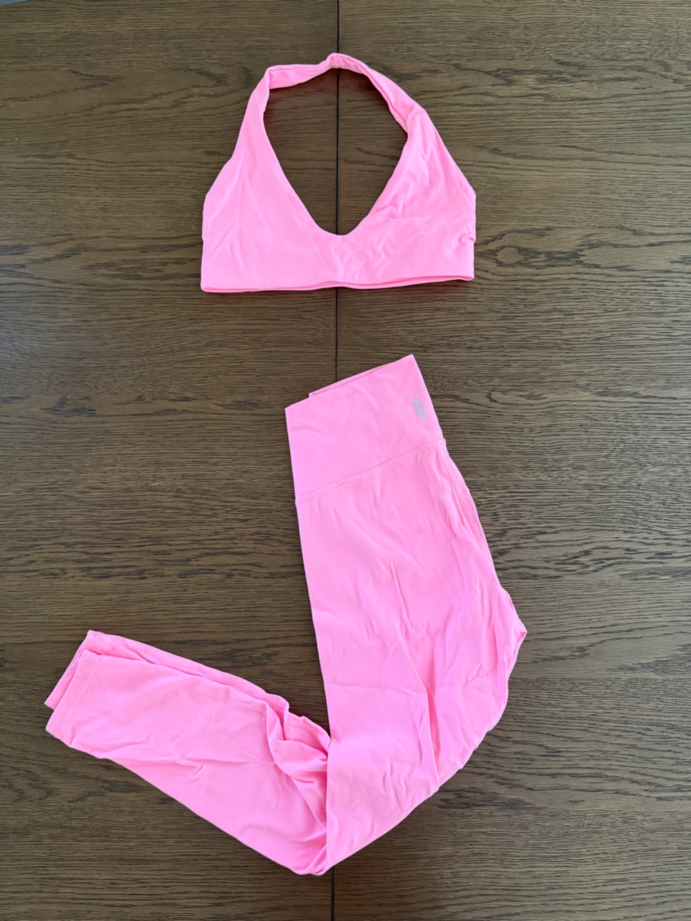 FP Movement Never Better Set - Pink Leggings & Sports Bra in Pink Lemonade